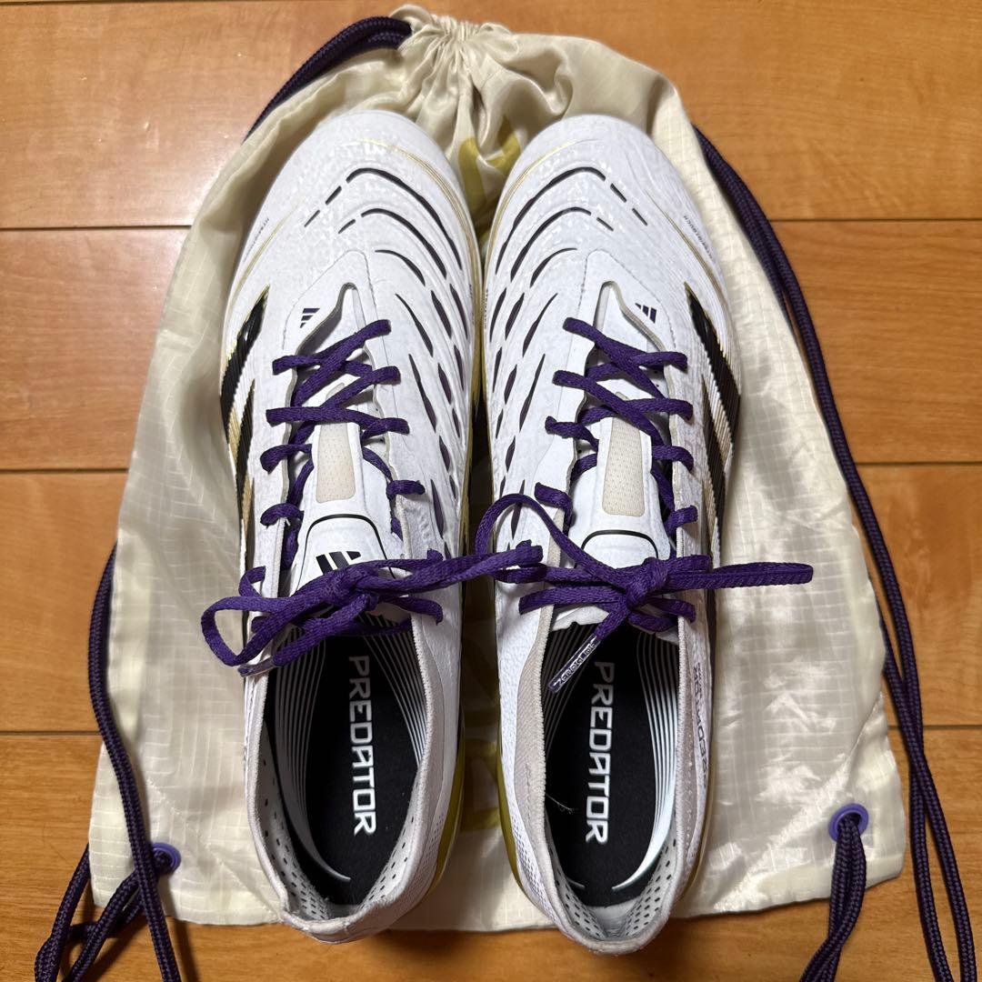adidas Predator サッカーシューズ FG ホワイト/パープル