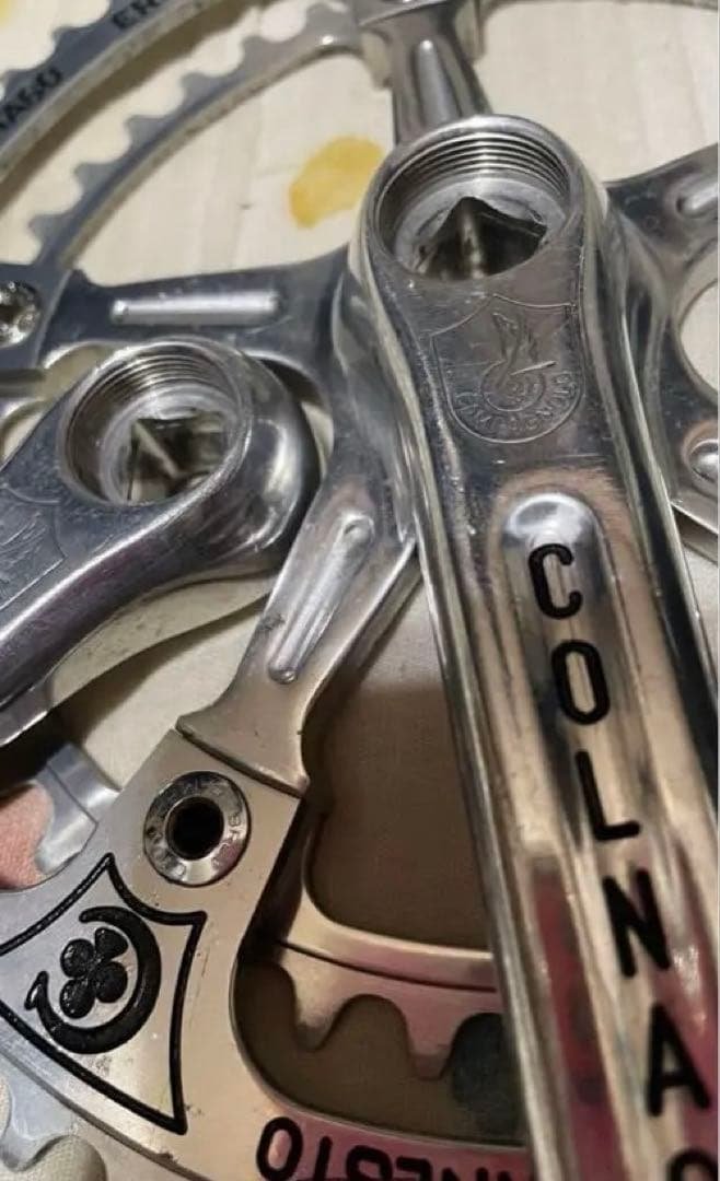 カンパニョーロCOLNAGO 刻印レコードクランク特注170ミリ53-42tレア